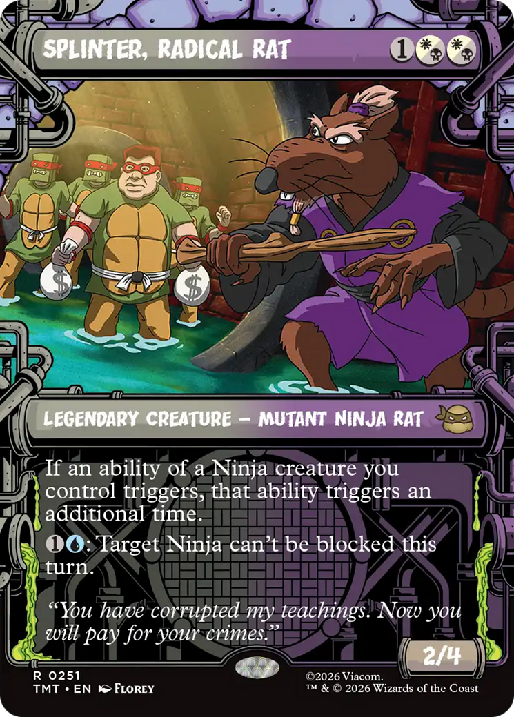 Splinter, Radical Rat (Showcase) [Teenage Mutant Ninja Turtles] | Cracking-Singles
