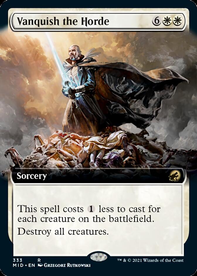 Vanquish the Horde (Extended Art) [Innistrad: Midnight Hunt] | Cracking-Singles