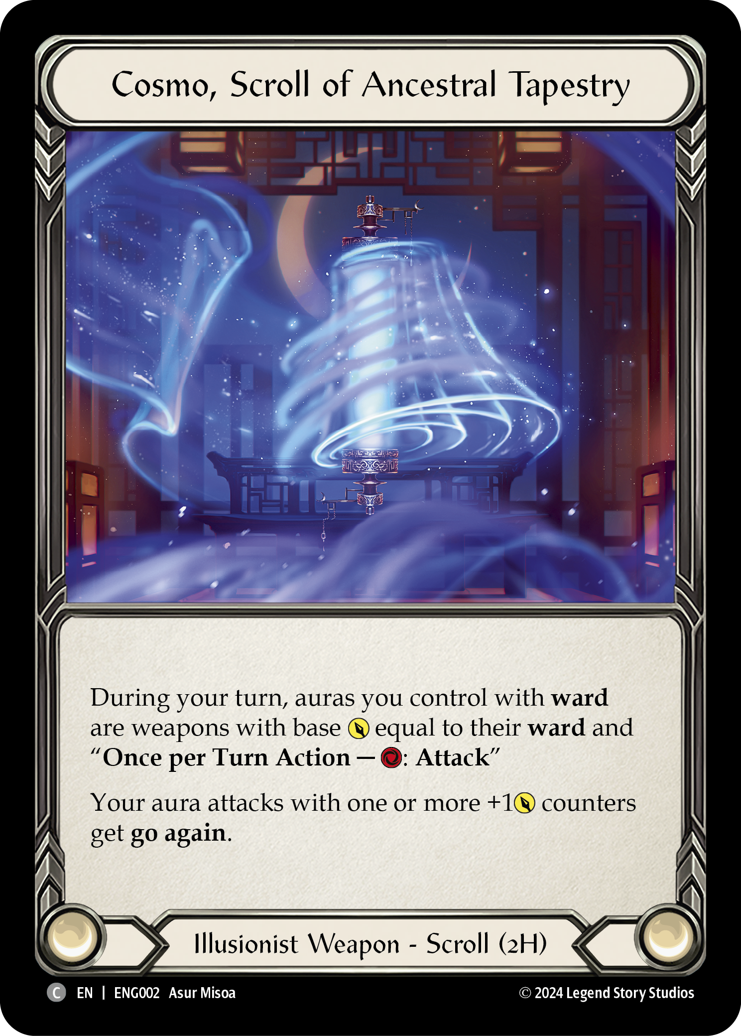 Cosmo, Scroll of Ancestral Tapestry [ENG002] (Part the Mistveil Enigma Blitz Deck) | Cracking-Singles