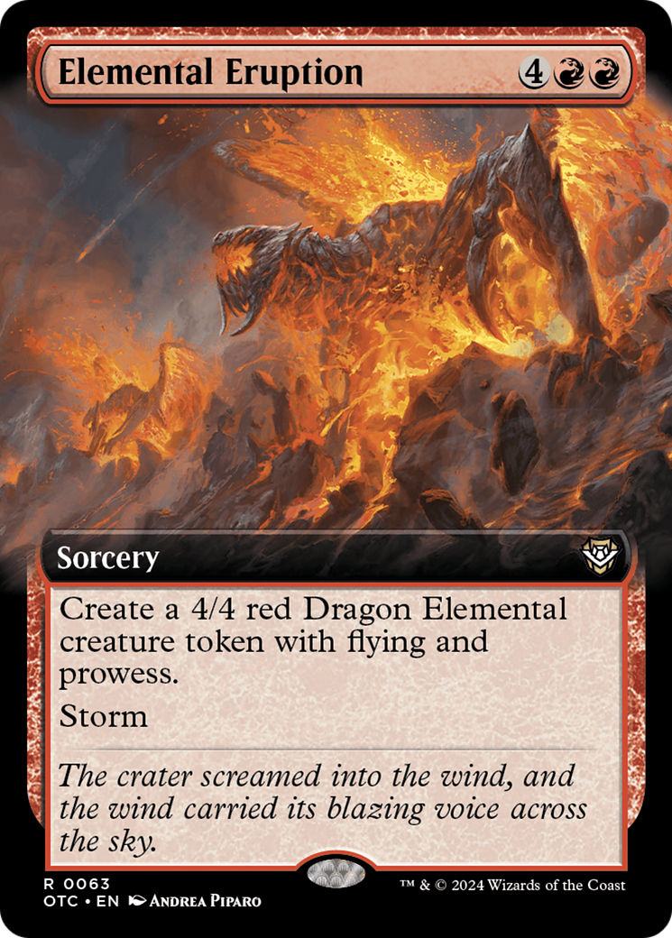 Elemental Eruption (Extended Art) [Outlaws of Thunder Junction Commander] | Cracking-Singles