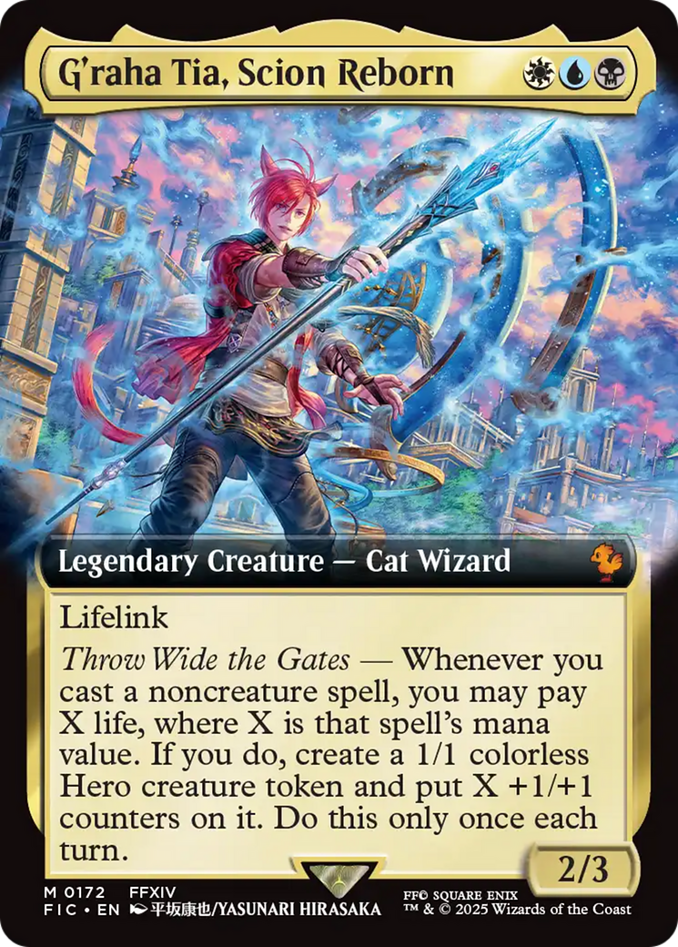 G'raha Tia, Scion Reborn (Extended Art) [FINAL FANTASY Commander] | Cracking-Singles
