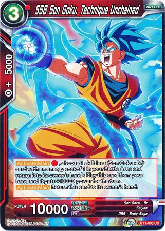 SSB Son Goku, Technique Unchained (BT11-006) [Vermilion Bloodline] | Cracking-Singles