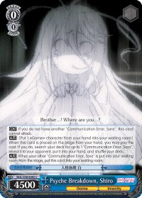 Psyche Breakdown, Shiro (NGL/S58-E092 C) [No Game No Life] | Cracking-Singles