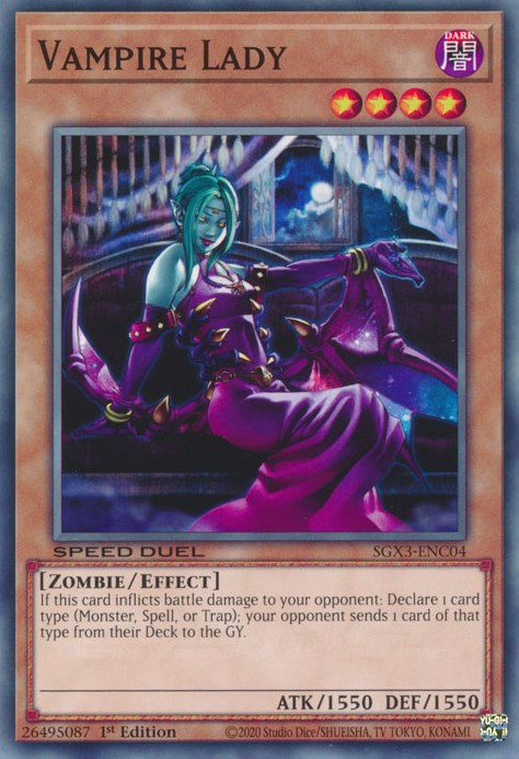 Vampire Lady [SGX3-ENC04] Common | Cracking-Singles