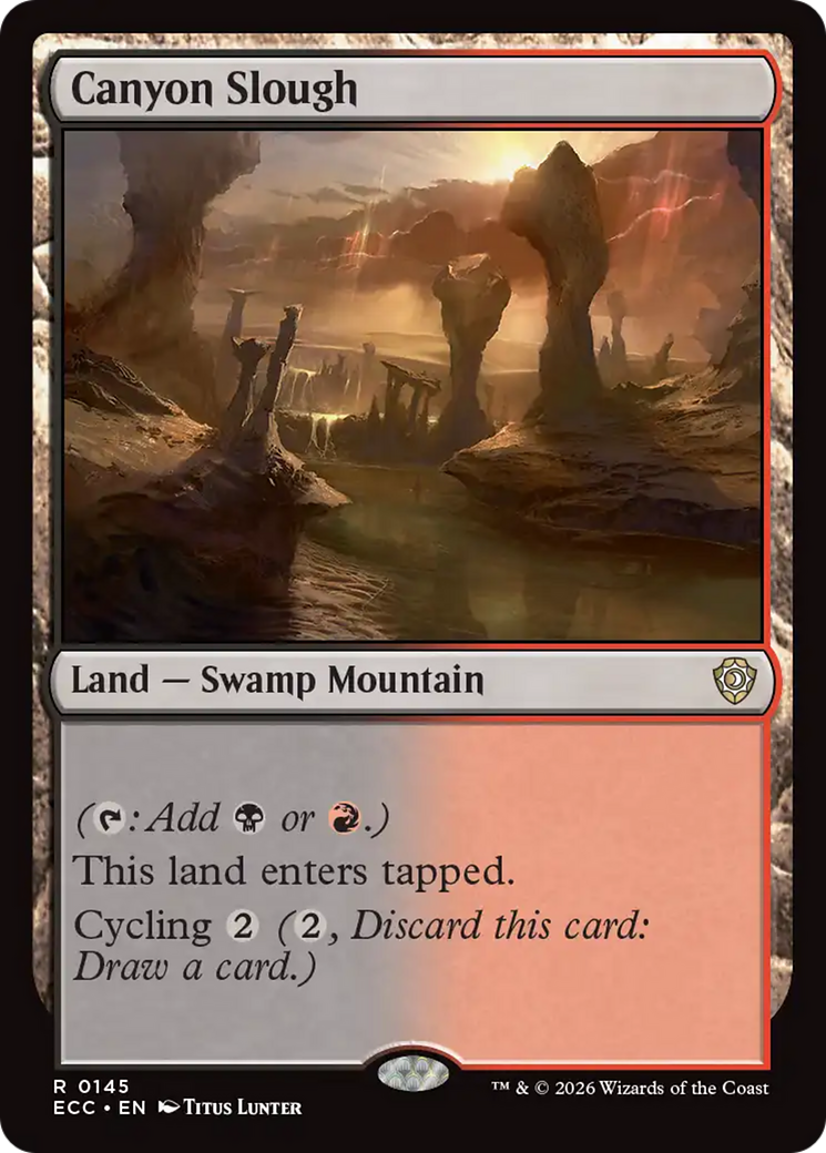 Canyon Slough [Lorwyn Eclipsed Commander] | Cracking-Singles