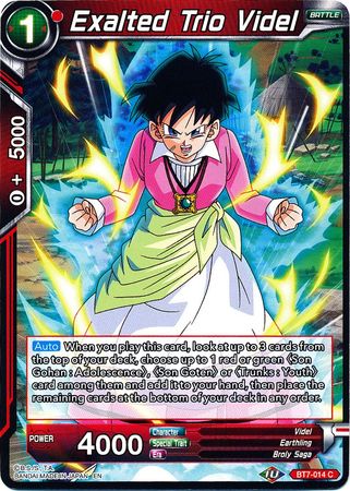 Exalted Trio Videl (BT7-014) [Assault of the Saiyans] | Cracking-Singles