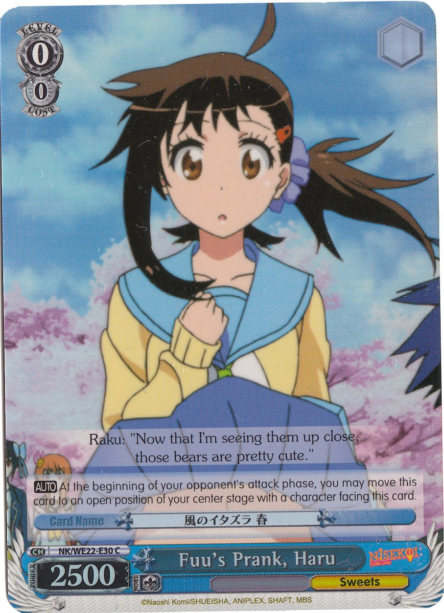 Fuu's Prank, Haru (NK/WE22-E30) (Parallel Foil) [NISEKOI Extra Booster] | Cracking-Singles