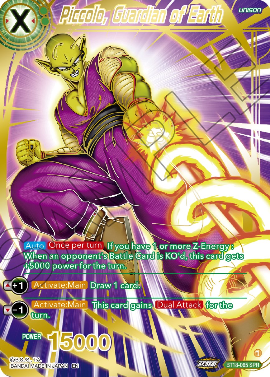 Piccolo, Guardian of Earth (SPR) (BT18-065) [Dawn of the Z-Legends] | Cracking-Singles