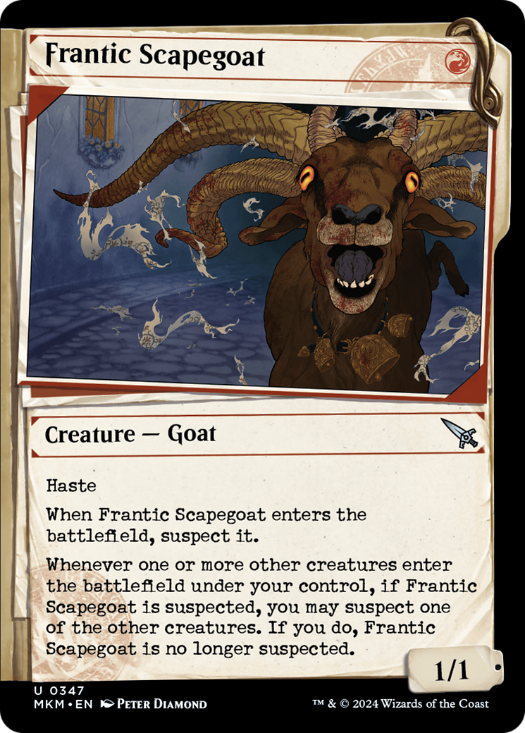 Frantic Scapegoat (Showcase) [Murders at Karlov Manor] | Cracking-Singles
