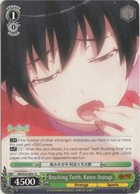 Brushing Teeth, Karen Araragi (NM/S24-E031) [NISEMONOGATARI] | Cracking-Singles