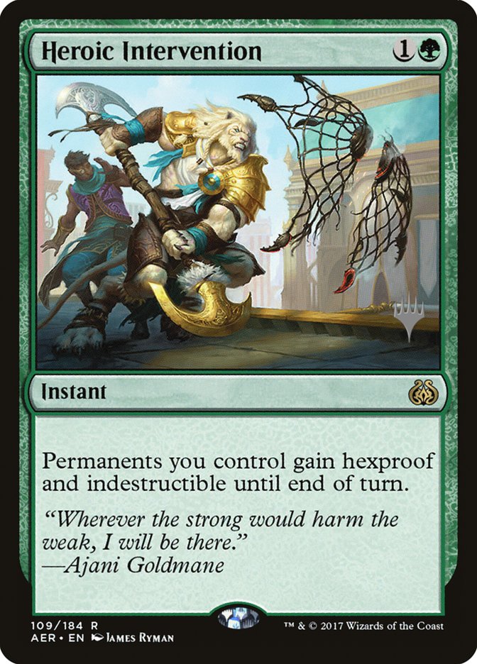 Heroic Intervention (Promo Pack) [Aether Revolt Promos] | Cracking-Singles