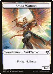 Dwarf Berserker // Angel Warrior Double-Sided Token [Kaldheim Tokens] | Cracking-Singles