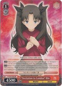 "Invitation to London" Rin (FS/S36-E048 RR) [Fate/Stay Night [Unlimited Blade Works] Vol. II] | Cracking-Singles