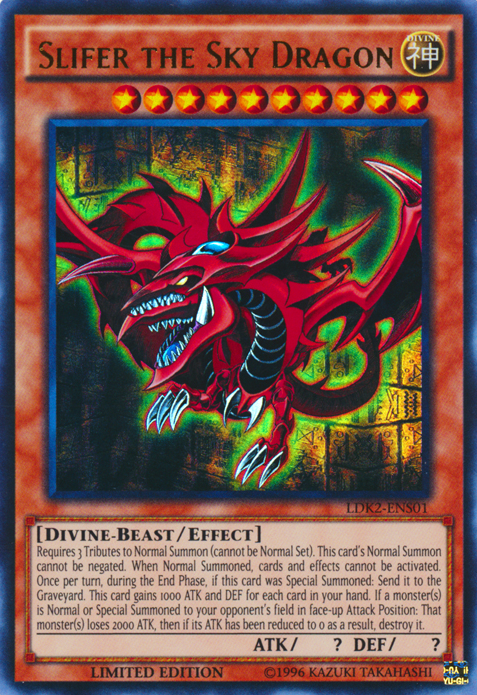 Slifer the Sky Dragon [LDK2-ENS01] Ultra Rare | Cracking-Singles