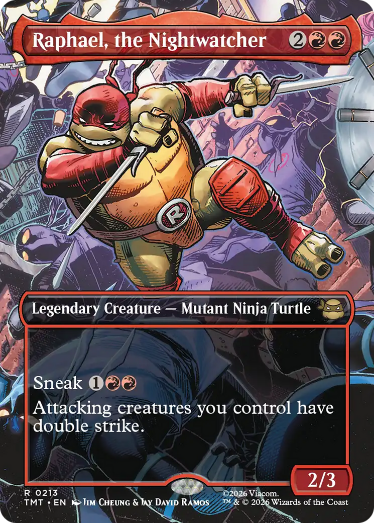 Raphael, the Nightwatcher (Borderless) [Teenage Mutant Ninja Turtles] | Cracking-Singles