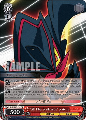 "Life Fiber Synchronize" Senketsu [Kill La Kill Power Up Set] | Cracking-Singles