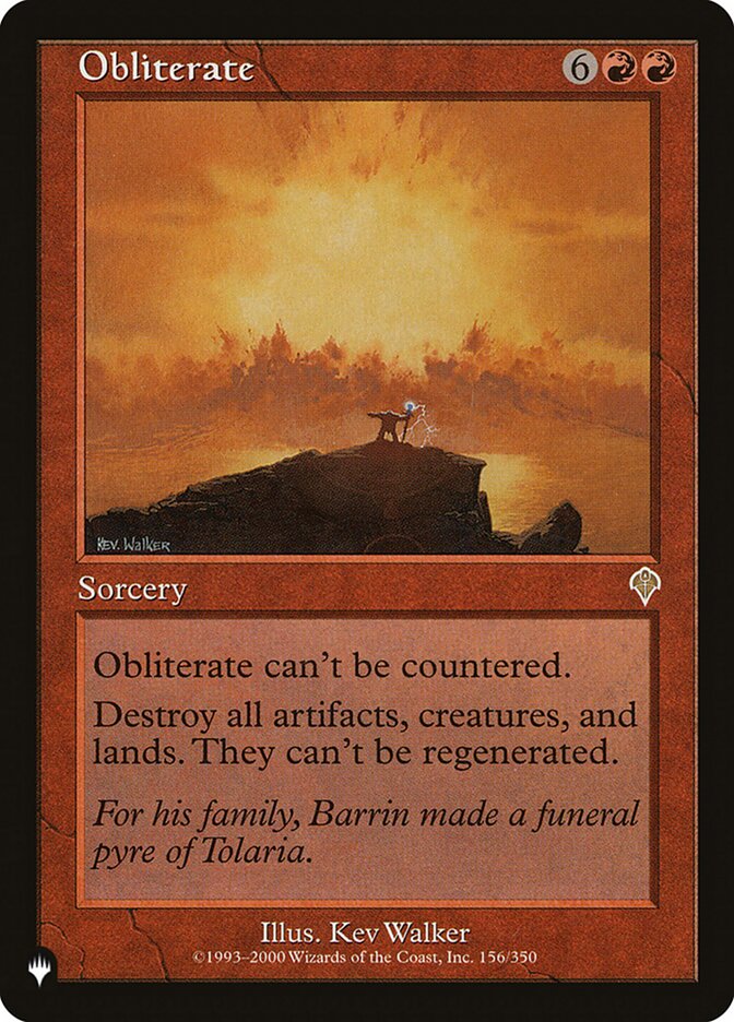 Obliterate [The List] | Cracking-Singles