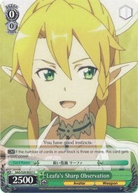 Leafa's Sharp Observation (SAO/S20-E037 C) [Sword Art Online] | Cracking-Singles