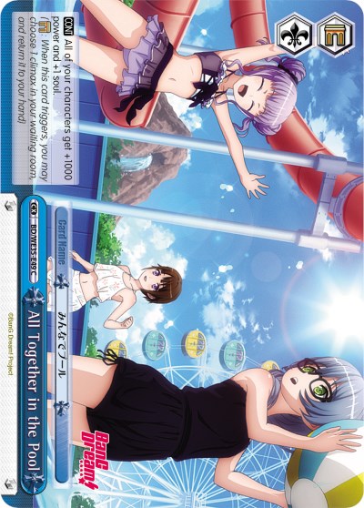 All Together in the Pool (BD/WE35-E49 C) [Poppin'Party x Roselia] | Cracking-Singles