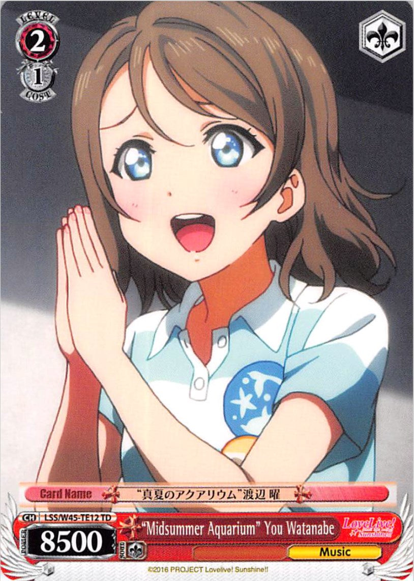 "Midsummer Aquarium" You Watanabe (LSS/W45-TE12 TD) [Love Live! Sunshine!!] | Cracking-Singles