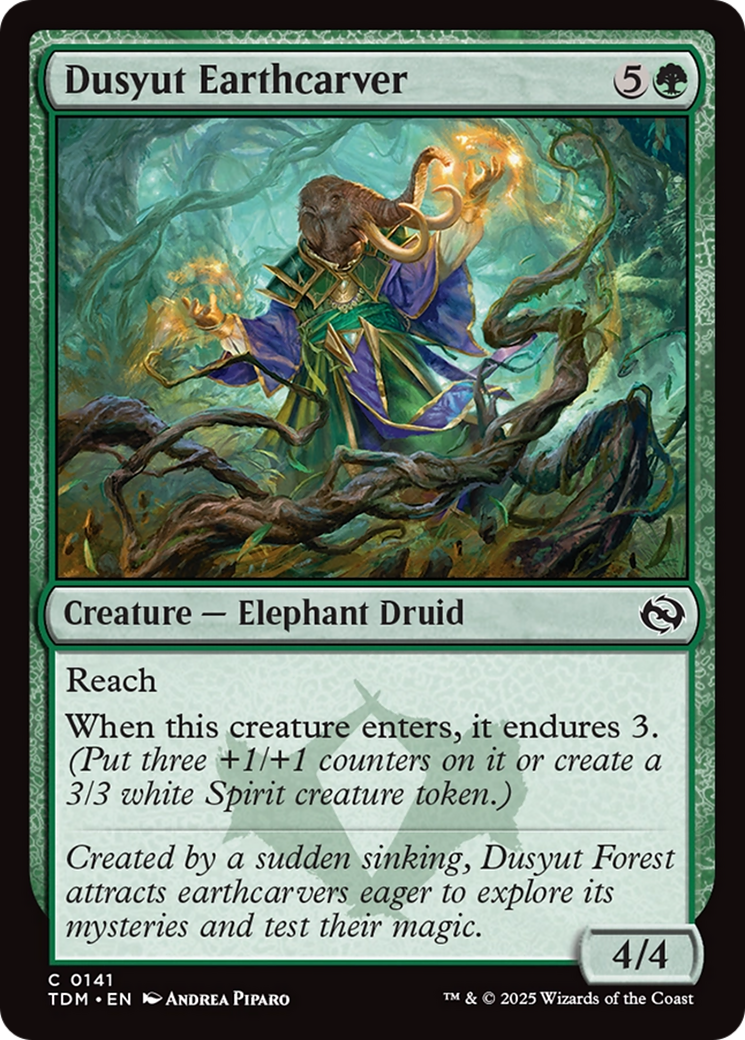 Dusyut Earthcarver [Tarkir: Dragonstorm] | Cracking-Singles