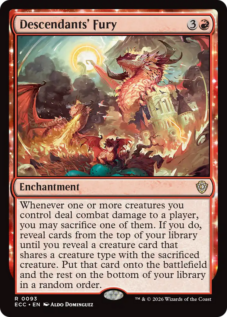 Descendants' Fury [Lorwyn Eclipsed Commander] | Cracking-Singles