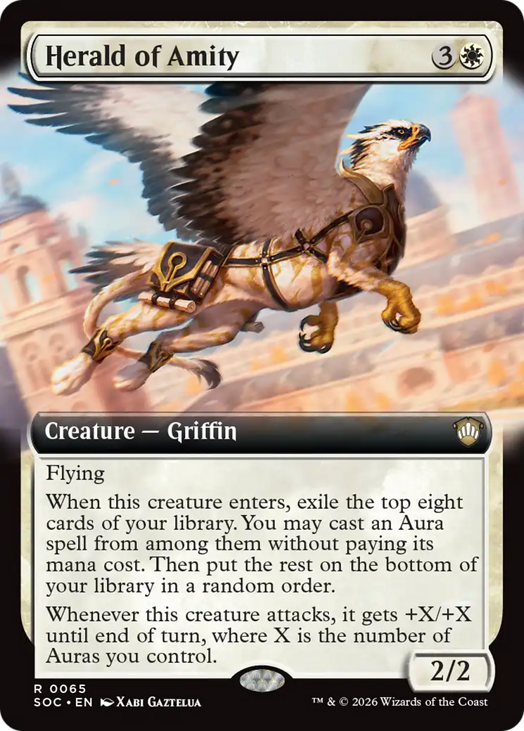 Herald of Amity (Extended Art) [Secrets of Strixhaven Commander] | Cracking-Singles