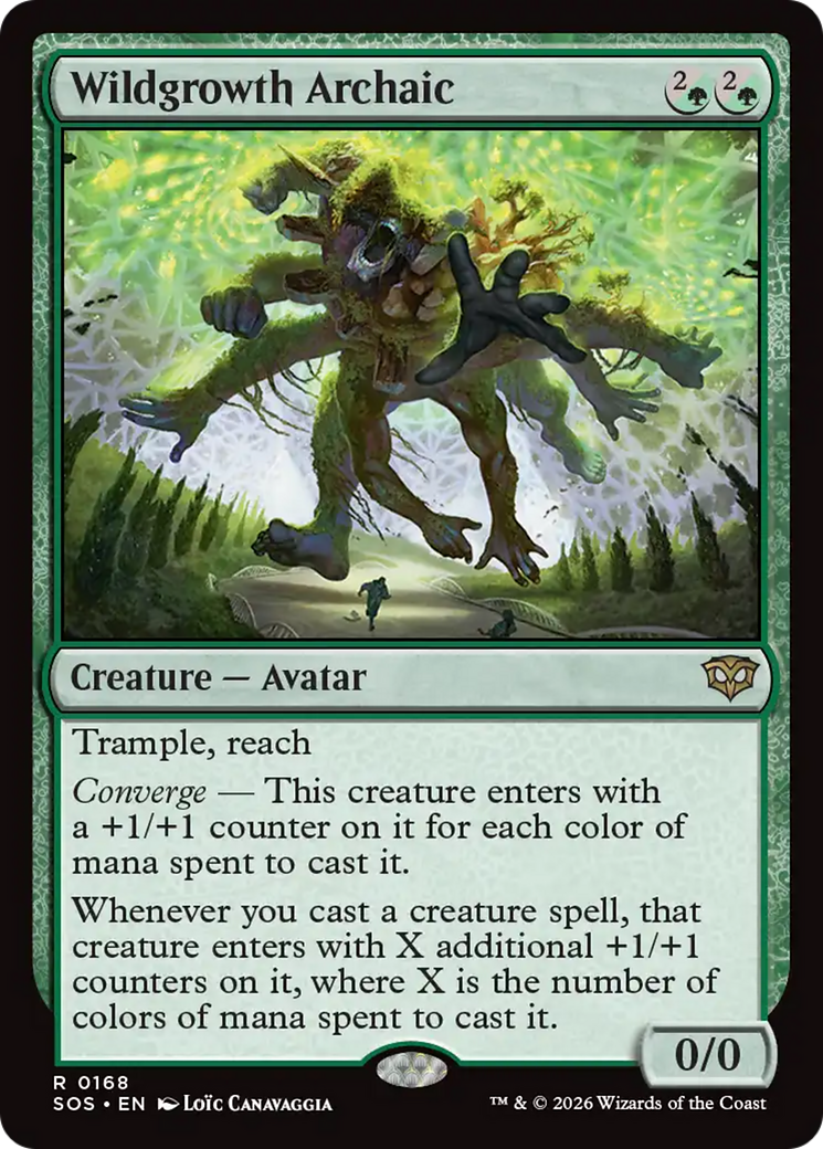Wildgrowth Archaic [Secrets of Strixhaven] | Cracking-Singles