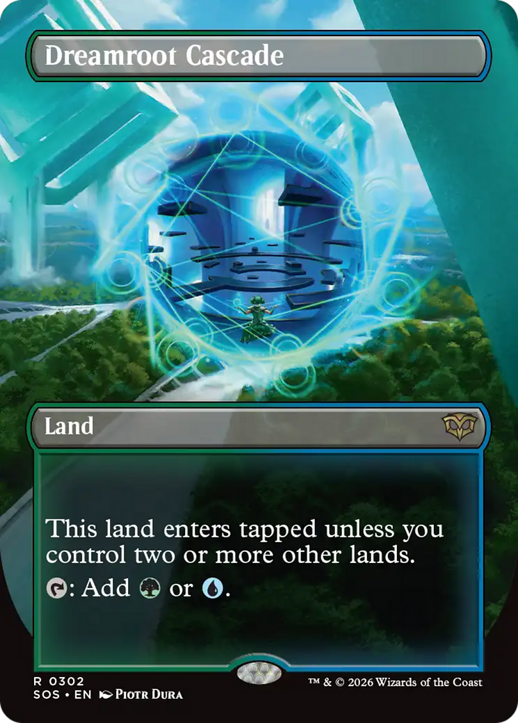 Dreamroot Cascade (Borderless) [Secrets of Strixhaven] | Cracking-Singles