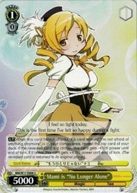 Mami is "No Longer Alone" (MM/W17-E008 U) [Puella Magi Madoka Magica] | Cracking-Singles