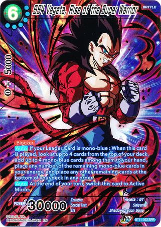 SS4 Vegeta, Rise of the Super Warrior (SPR) (BT11-052) [Vermilion Bloodline 2nd Edition] | Cracking-Singles
