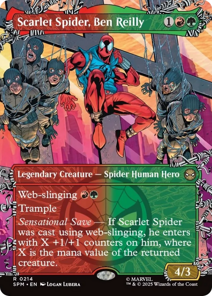 Scarlet Spider, Ben Reilly (Borderless) [Marvel's Spider-Man] | Cracking-Singles