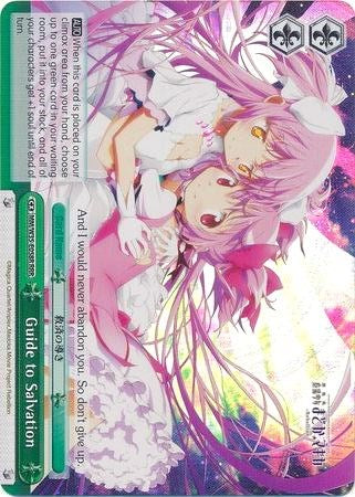 Guide to Salvation (MM/W35-E058R RRR) [Puella Magi Madoka Magica the Movie -Rebellion-] | Cracking-Singles