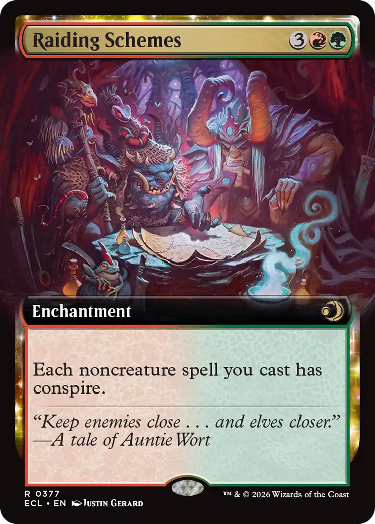 Raiding Schemes (Extended Art) [Lorwyn Eclipsed] | Cracking-Singles