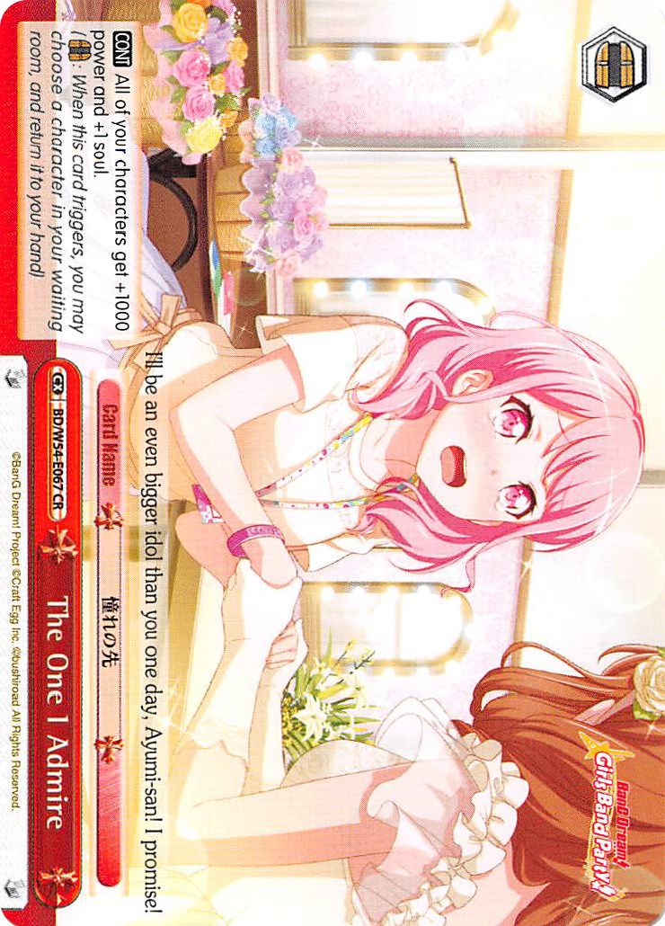 The One I Admire (BD/W54-E067 CR) [BanG Dream! Girls Band Party!] | Cracking-Singles