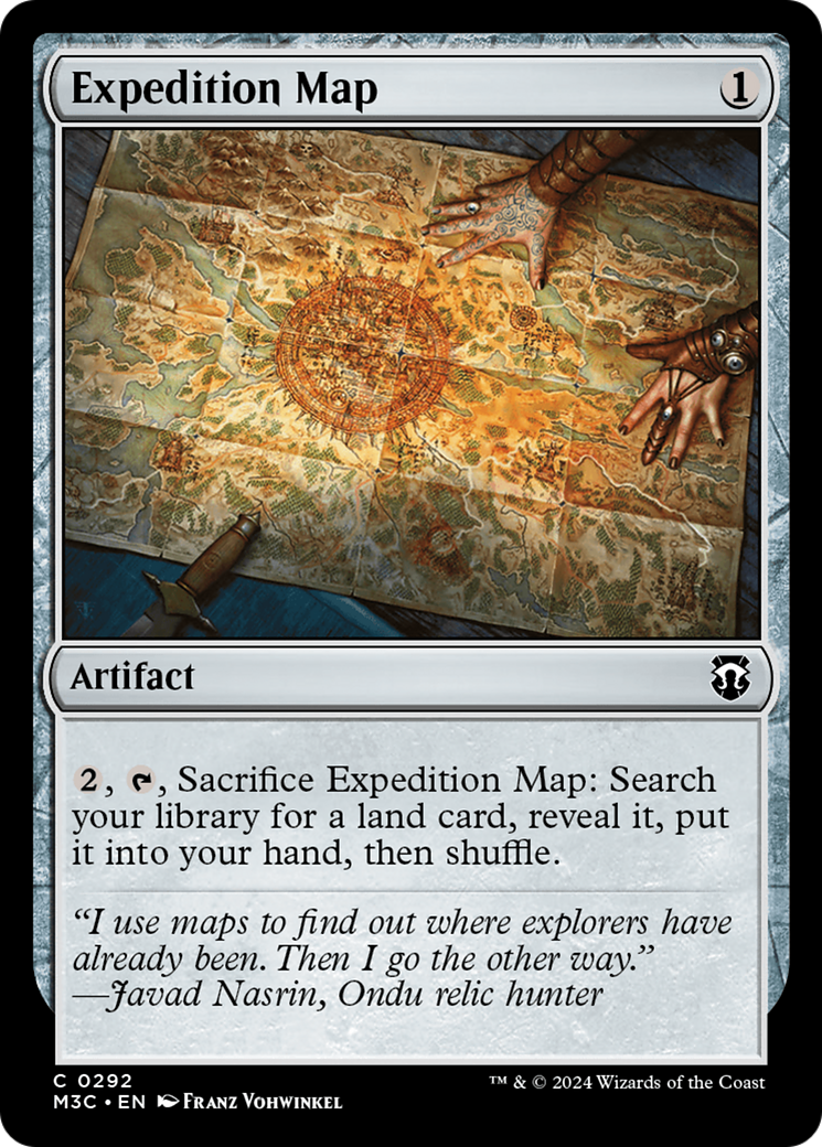 Expedition Map (Ripple Foil) [Modern Horizons 3 Commander] | Cracking-Singles