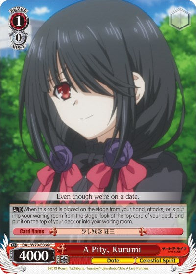 A Pity, Kurumi (DAL/W79-E066 C) [Date A Live] | Cracking-Singles