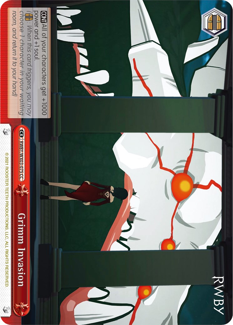 Grimm Invasion (RWBY/WX03-075 CC) [RWBY] | Cracking-Singles
