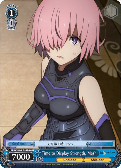 Time to Display Strength, Mash (FGO/S75-TE16 TD) [Fate/Grand Order Absolute Demonic Front: Babylonia] | Cracking-Singles