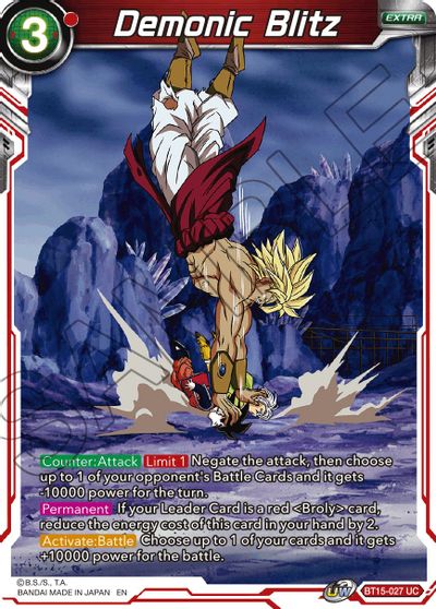 Demonic Blitz (BT15-027) [Saiyan Showdown] | Cracking-Singles