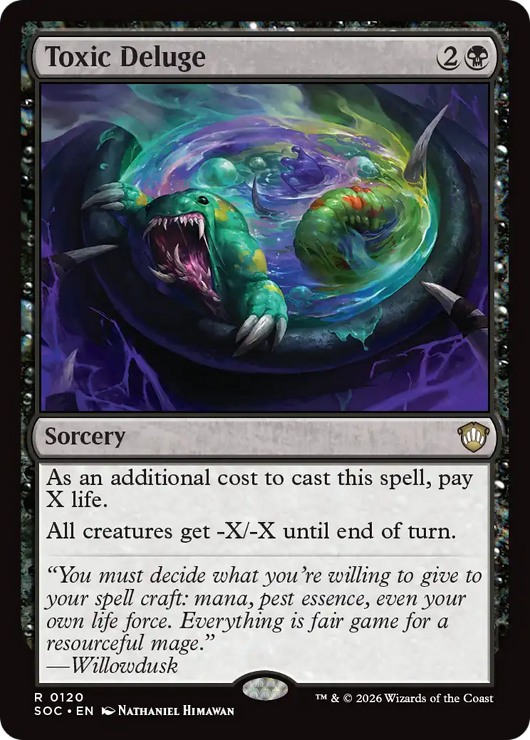Toxic Deluge [Secrets of Strixhaven Commander] | Cracking-Singles