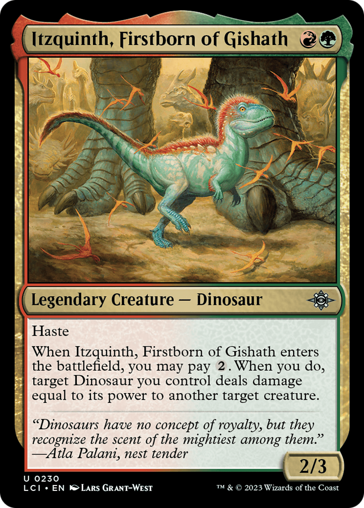 Itzquinth, Firstborn of Gishath [The Lost Caverns of Ixalan] | Cracking-Singles