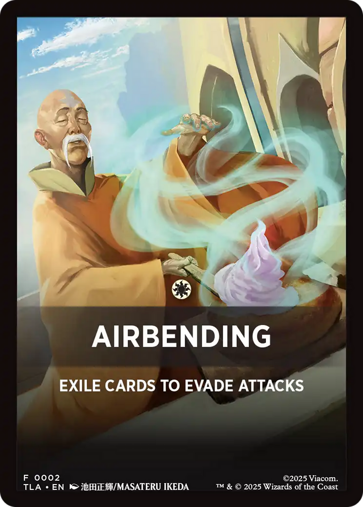 Airbending Theme Card [Avatar: The Last Airbender Tokens] | Cracking-Singles