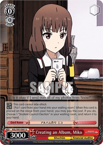 Creating an Album, Miko [Kaguya-Sama: Love is War?] | Cracking-Singles