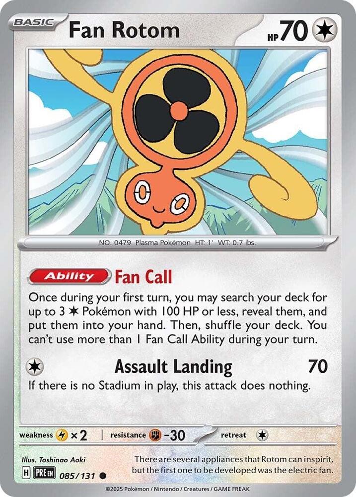 Fan Rotom (085/131) [Scarlet & Violet: Prismatic Evolutions] | Cracking-Singles