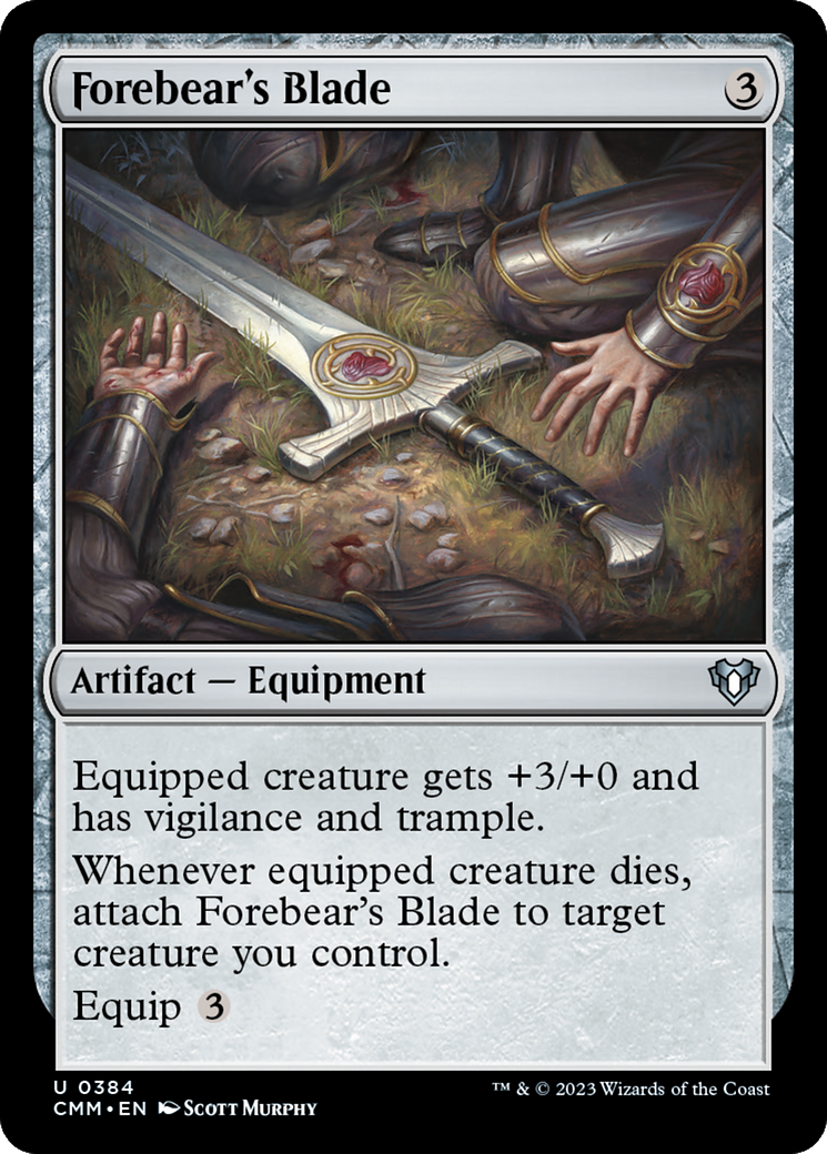 Forebear's Blade [Commander Masters] | Cracking-Singles