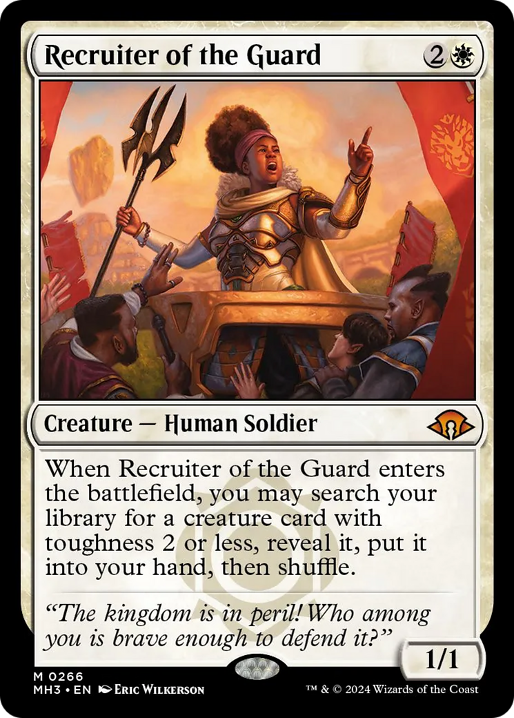 Recruiter of the Guard [Modern Horizons 3] | Cracking-Singles