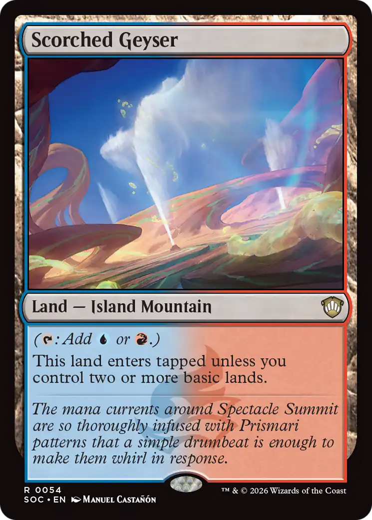 Scorched Geyser [Secrets of Strixhaven Commander] | Cracking-Singles