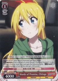 Words of Promise, Chitoge (NK/W30-E060 U) [NISEKOI -False Love-] | Cracking-Singles