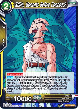 Krillin, Moments Before Comeback (BT11-097) [Vermilion Bloodline] | Cracking-Singles